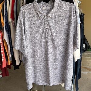 Tommy Bahama Black and White Polo Shirt